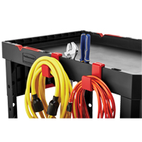 Heavy-Duty Adaptable Utility Cart, 2 Tiers, 17-3/4" x 36" x 46-1/5", 500 lbs. Capacity Absolute Business Supply