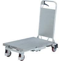 Manual Hydraulic Scissor Lift Table, 27-1/2" L x 17-5/8" W, Partial Stainless Steel, 400 lbs. Capacity Absolute Business Supply