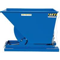 Conteneur autobasculeur, Acier, 3/4 vg³, Bleu Absolute Business Supply
