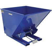 Conteneur autobasculeur, Acier, 2 vg³, Bleu Absolute Business Supply