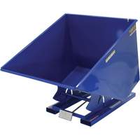 Conteneur autobasculeur, Acier, 2 vg³, Bleu Absolute Business Supply