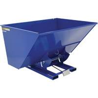 Conteneur autobasculeur, Acier, 3 vg³, Bleu Absolute Business Supply