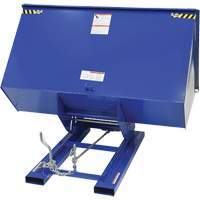 Conteneur autobasculeur, Acier, 3 vg³, Bleu Absolute Business Supply
