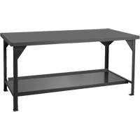 Heavy-Duty Workbench, 48" W x 30" D x 34" H, 4000 lbs. Capacity Absolute Business Supply