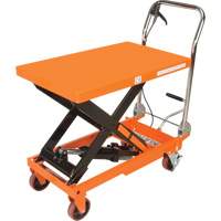 Table &eacute;l&eacute;vatrice &agrave; ciseaux hydraulique, 32" lo x 19-3/4" la, Acier, Capacit&eacute; 1100 lb Absolute Business Supply