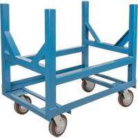 Pipe & Bar Cradle Truck, 24" L x 24" W x 34" H, 2500 lbs. Capacity, Polyurethane Wheels Absolute Business Supply