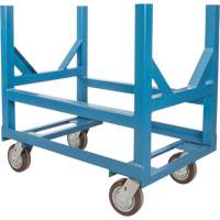 Pipe & Bar Cradle Truck, 24" L x 24" W x 34" H, 2500 lbs. Capacity, Polyurethane Wheels Absolute Business Supply