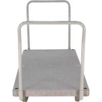 Chariot &agrave; plateforme en plastique robuste, 60" lo x 30" la, 3000 lb cap, Roues Polyur&eacute;thane Absolute Business Supply