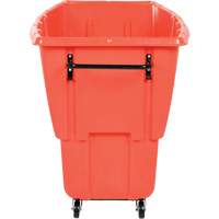 Chariot basculeur, Poly&eacute;thyl&egrave;ne, 0,5 vg³, Capacit&eacute; de charge de 450 lb Absolute Business Supply