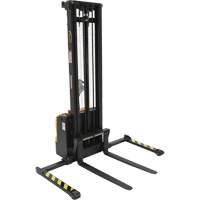 Double Mast Stacker, Electric Operated, 2200 lbs. Capacity, 150" Max Lift Absolute Business Supply