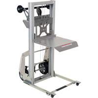 Portable Aluminum Load Lifter, Foot Pump Operated, 200 lbs. Capacity, 61" Max Lift Absolute Business Supply