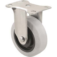 2309 Caster, Rigid, 4" (101.6 mm), Envirothane Grey, 350 lbs. (158.8 kg.) Absolute Business Supply