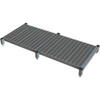 Plateforme de travail en une &eacute;tape &agrave; hauteur r&eacute;glable, 24" la x 59" pr, Capacit&eacute; de 800 lb, Enti&egrave;rement soud&eacute; Absolute Business Supply