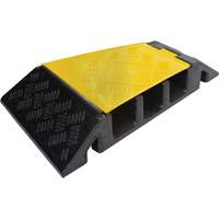 Powerhouse Heavy-Duty Right Turn Cable Protector, 3 Channels, 12" L x 19.75" W x 3" H Absolute Business Supply