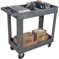 Chariot utilitaire pour l'entretien, 2 tiers, 16-1/2" x 32-1/2" x 34-1/2", Capacit&eacute; 550 lb Absolute Business Supply