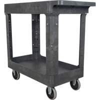 Chariot utilitaire pour l'entretien, 2 tiers, 16-1/2" x 32-1/2" x 34-1/2", Capacit&eacute; 550 lb Absolute Business Supply