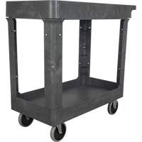 Chariot utilitaire pour l'entretien, 2 tiers, 16-1/2" x 32-1/2" x 34-1/2", Capacit&eacute; 550 lb Absolute Business Supply