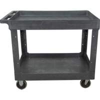Chariot utilitaire pour l'entretien, 2 tiers, 24-5/8" x 32-1/2" x 40", Capacit&eacute; 550 lb Absolute Business Supply