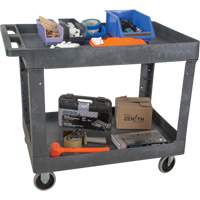 Chariot utilitaire pour l'entretien, 2 tiers, 24-5/8" x 32-1/2" x 40", Capacit&eacute; 550 lb Absolute Business Supply