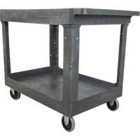 Chariot utilitaire pour l'entretien, 2 tiers, 24-5/8" x 32-1/2" x 40", Capacit&eacute; 550 lb Absolute Business Supply