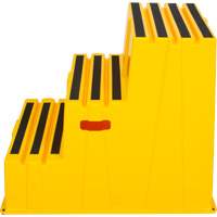 Escabeau industriel, 3 marches, 34-13/16" x 22-7/16" x Hauteur 28-1/2" Absolute Business Supply