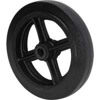Mold-On Rubber Wheel, 10" (254 mm) Dia. x 2" (50.8 mm) W, 948 lbs. (430 kg) Capacity Absolute Business Supply