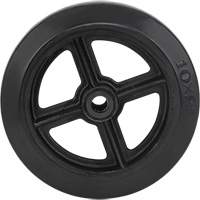 Mold-On Rubber Wheel, 10" (254 mm) Dia. x 2" (50.8 mm) W, 948 lbs. (430 kg) Capacity Absolute Business Supply