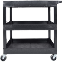 R&acirc;telier mobile, 3 tiers, 35-1/4" x 36-1/4" x 18", Capacit&eacute; 300 lb Absolute Business Supply
