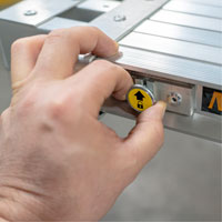 Telescoping Work Plank, 204" W x 12" D, 250 lbs. Capacity, Knocked Down Absolute Business Supply