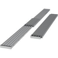 Telescoping Work Plank, 156" W x 12" D, 250 lbs. Capacity, Knocked Down Absolute Business Supply