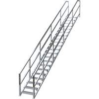 Syst&egrave;me d'escalier modulaire pour la construction de 17-21 marches SmartStairs, 157-1/2" ha Absolute Business Supply