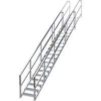 Syst&egrave;me d'escalier modulaire pour la construction de 17-21 marches SmartStairs, 157-1/2" ha Absolute Business Supply