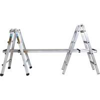 Telescoping Multi-Position Ladder, Aluminum, 300 lbs., CSA Grade 1A Absolute Business Supply