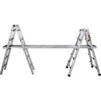 Telescoping Multi-Position Ladder, Aluminum, 300 lbs., CSA Grade 1A Absolute Business Supply