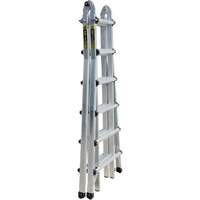 Telescoping Multi-Position Ladder, Aluminum, 300 lbs. Absolute Business Supply