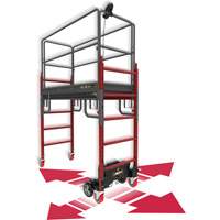 Trousse compl&egrave;te d'&eacute;chafaud motoris&eacute; Buildman Baker 6', 31" p x 118-3/4" h Absolute Business Supply