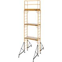 Trousse compl&egrave;te de tour d'&eacute;chafaudage pour cloison s&egrave;che de 18', 122" p x 236" h Absolute Business Supply