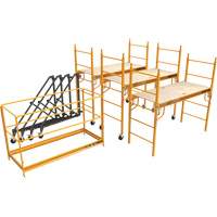 Trousse compl&egrave;te de tour d'&eacute;chafaudage pour cloison s&egrave;che de 18', 122" p x 236" h Absolute Business Supply