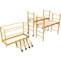 Trousse compl&egrave;te de tour d'&eacute;chafaudage pour cloison s&egrave;che de 12', 58-1/2" p x 183" h Absolute Business Supply