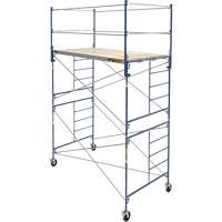 Tour d'&eacute;chafaudage compl&egrave;te avec roulettes, 66-2/10" p x 177-1/2" h Absolute Business Supply