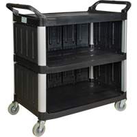 Chariot utilitaire, 3 tiers, 19-3/4" x 37-1/2" x 40-1/4", Capacit&eacute; 250 lb Absolute Business Supply