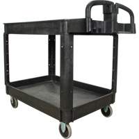 Chariot utilitaire, 2 tiers, 25-5/8" x 33-1/2" x 43-3/4", Capacit&eacute; 550 lb Absolute Business Supply