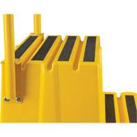 Escabeau industriel, 4 marches, 44" x 22-1/4" x Hauteur 65-1/8" Absolute Business Supply