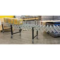 Convoyeur extensible, 23" la x 24' lo, Capacit&eacute; de 200 lb par pi lin. Absolute Business Supply