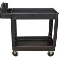 Chariot utilitaire, 2 tiers, 17-1/8" x 33-1/2" x 37-5/8", Capacit&eacute; 550 lb Absolute Business Supply