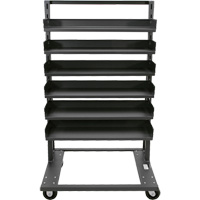 Chariot &agrave; cadre en A robuste &agrave; un c&ocirc;t&eacute; avec 6 plateaux, 38" x 25" x 63", Capacit&eacute; 2500 lb Absolute Business Supply