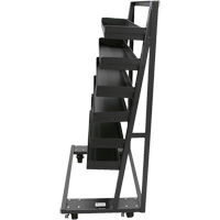 Chariot &agrave; cadre en A robuste &agrave; un c&ocirc;t&eacute; avec 6 plateaux &agrave; rebords, 38" x 25" x 63", Capacit&eacute; 2500 lb Absolute Business Supply