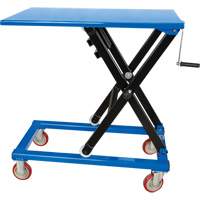 Table &eacute;l&eacute;vatrice manuelle &agrave; ciseaux, 37-3/8" lo x 23-5/8" la, Acier, Capacit&eacute; 660 lb Absolute Business Supply