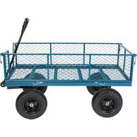 Wagon with Drop Sides, 24" W x 48" L, 800 lbs. Capacity Absolute Business Supply