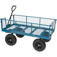Wagon with Drop Sides, 24" W x 48" L, 800 lbs. Capacity Absolute Business Supply